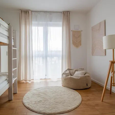 Apartmán Penthouse-ferienwohnung Mit Dachterrasse Wlan Smart-tv Ueberdachter Parkplatz Wallbox