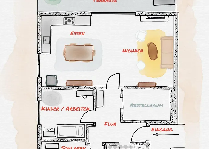 Penthouse-ferienwohnung Mit Dachterrasse Wlan Smart-tv Ueberdachter Parkplatz Wallbox Apartman